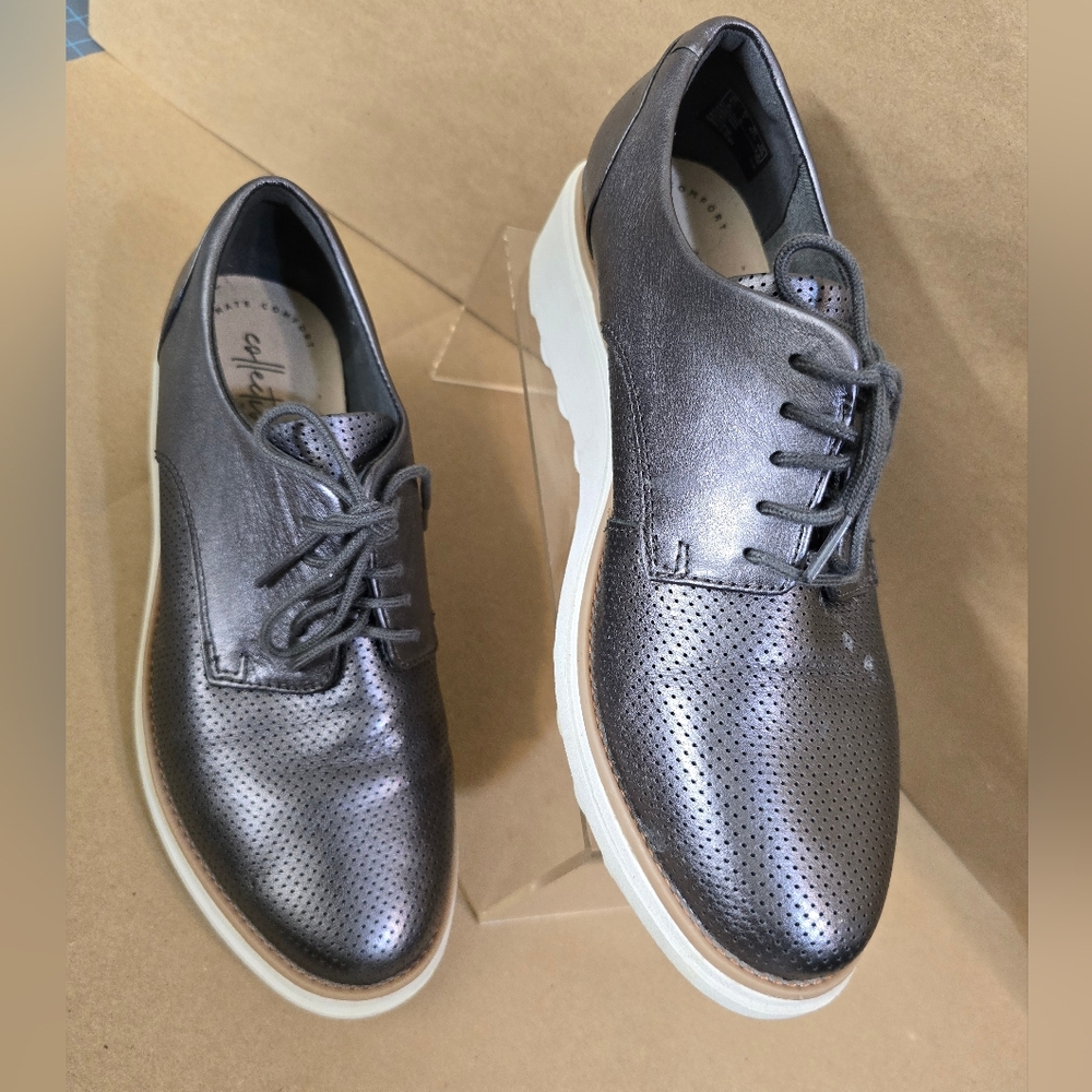 Clarks Metallic Gray Men's Shoes